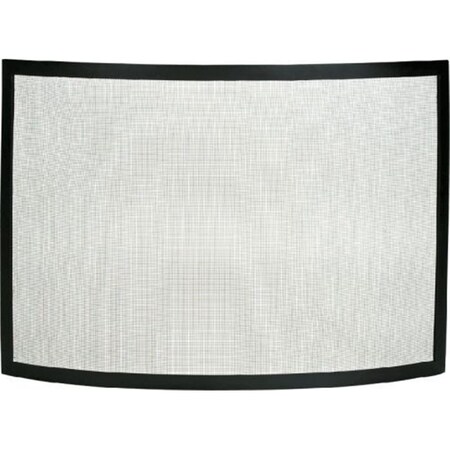 Dagan Bowed Design Panel Screen, Black S503BLK